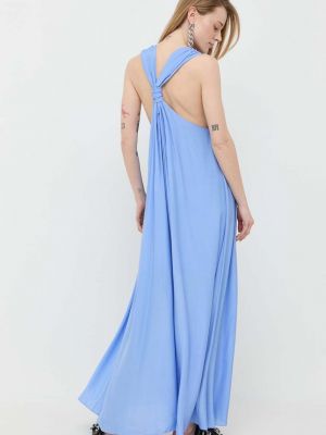 Dlouhé šaty Patrizia Pepe modré