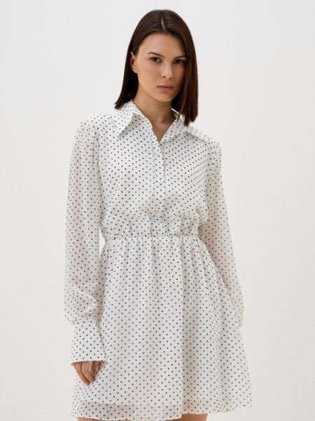 Платье-рубашка Kira Plastinina белое