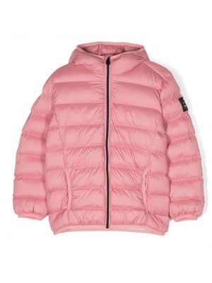 Cappotto con cappuccio Ecoalf rosa