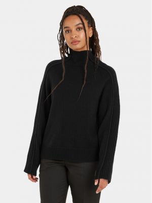 Bluză cu croială lejeră Calvin Klein negru