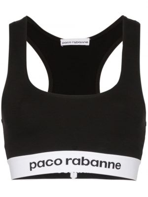 Sujetador de deporte Paco Rabanne negro