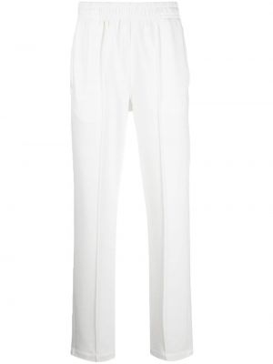 Βαμβακερό παντελόνι με ίσιο πόδι Styland λευκό