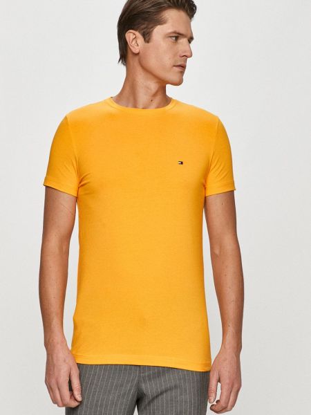 Тениска с дълъг ръкав Tommy Hilfiger жълто