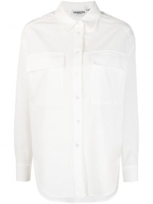 Oversize риза Essentiel Antwerp бяло