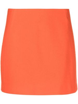 Vlněné mini sukně Alysi oranžové