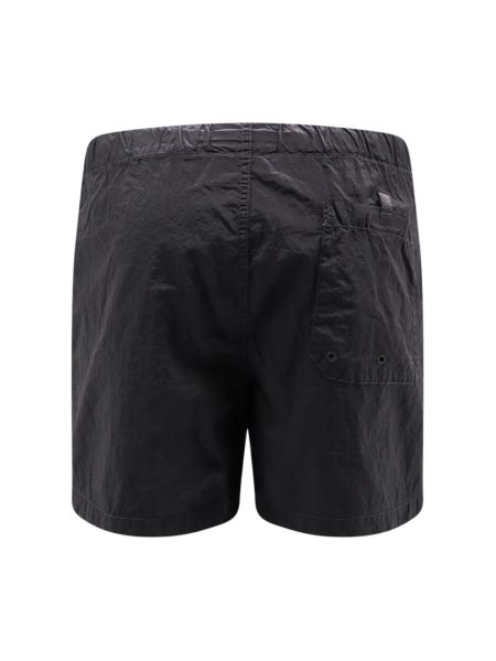 Pantalones cortos con botones Stone Island gris