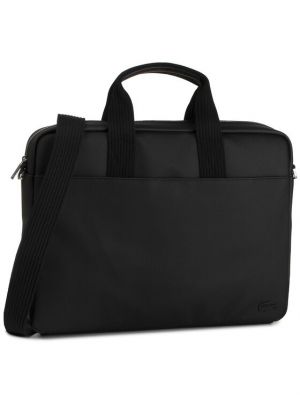 Τσάντα laptop Lacoste μαύρο