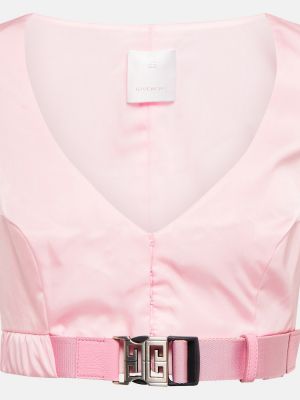 Найлонов топ Givenchy розово