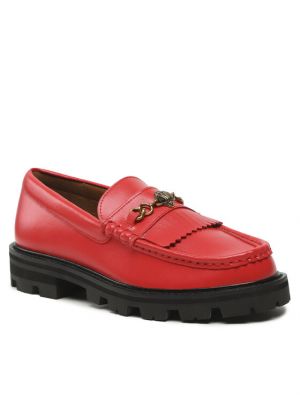 Pantofi loafer chunky Kurt Geiger roșu