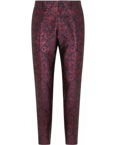 Pantaloni in tessuto jacquard Dolce & Gabbana blu