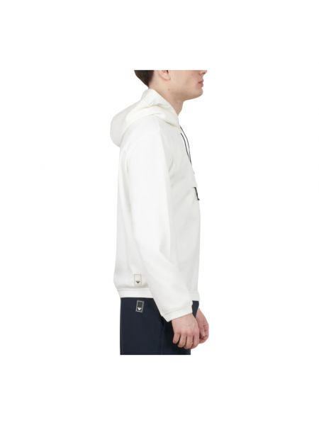 Jersey hoodie Emporio Armani weiß