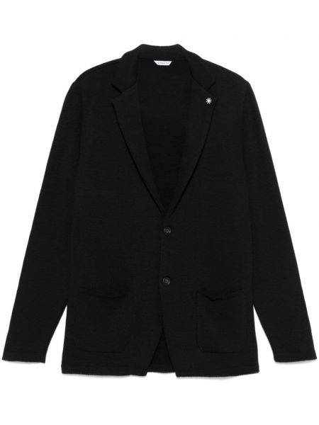 Strikket blazer Manuel Ritz sort