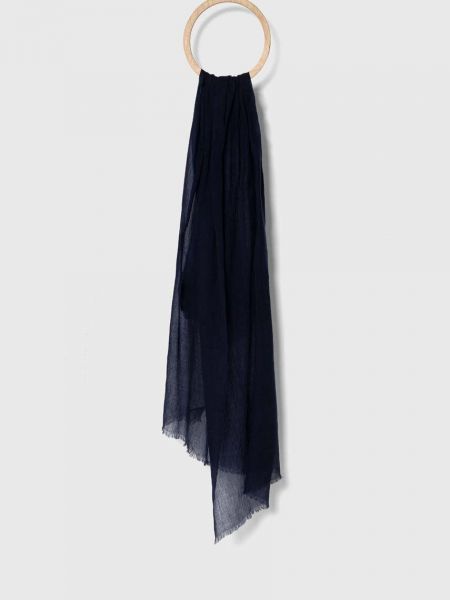 Однотонний вовняний шарф Polo Ralph Lauren синій