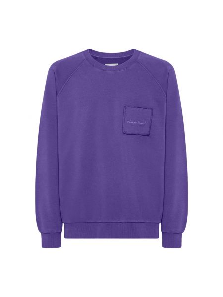 Sweatshirt mit rundhalsausschnitt Philippe Model lila