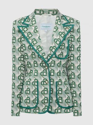 Жакардовий піджак з сердечками Casablanca зелений