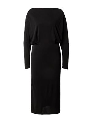 Midi šaty Sisley čierna