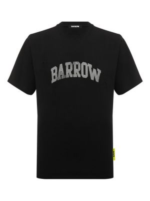 Хлопковая футболка Barrow розовая