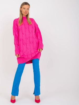 Rochie mini tricotate Fashionhunters roz