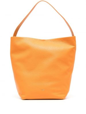Leder shopper handtasche Yu Mei orange