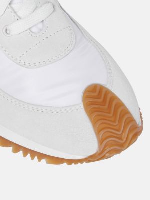 Sneakers in pelle scamosciata Loewe bianco