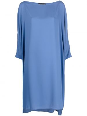 Midi šaty s dlouhými rukávy Gianluca Capannolo - modrá