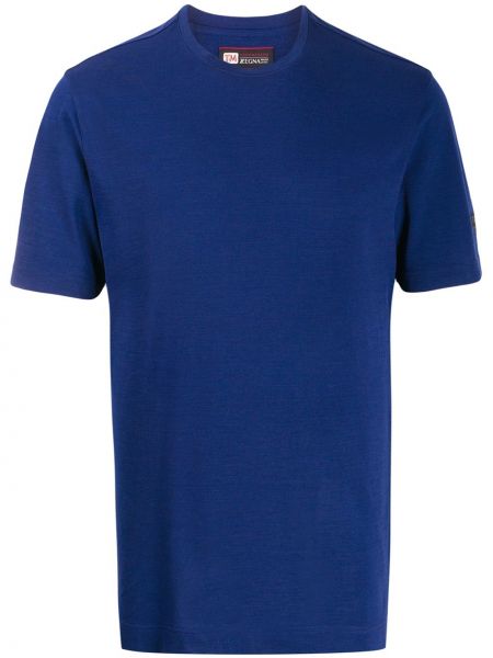 Camiseta ajustada Z Zegna azul