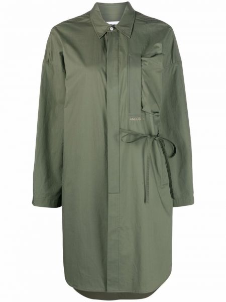 Robe chemise oversize Ambush vert