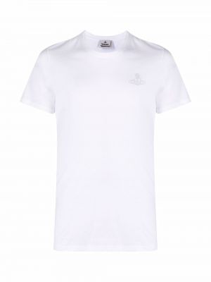 Raštuotas marškinėliai Vivienne Westwood balta