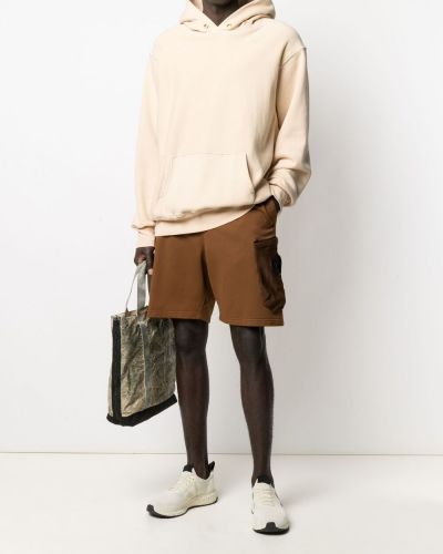 Pantalones cortos deportivos con bolsillos Stone Island Shadow Project marrón