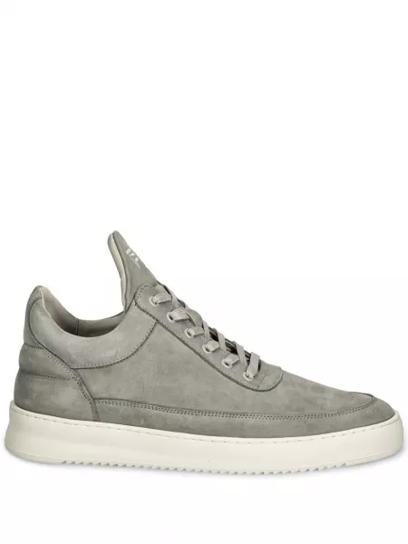 Læder sneakers Filling Pieces grå