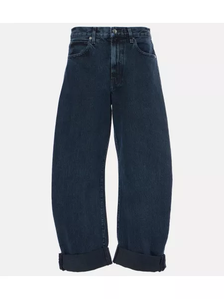 Jeans med hög midja med hög midja Frame blå