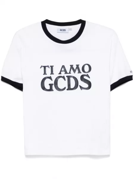 T-shirt Gcds hvid