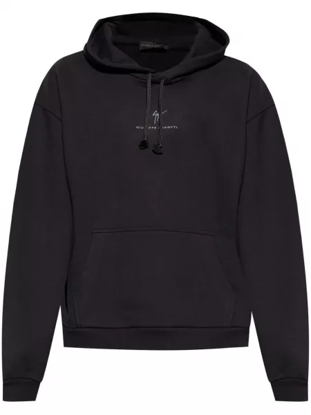 Sweatshirt med broderier Giuseppe Zanotti sort