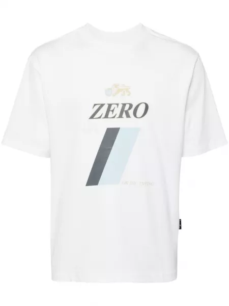 T-shirt Ground Zero hvid