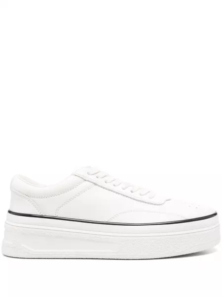 Sneakers med plateau Jil Sander hvid