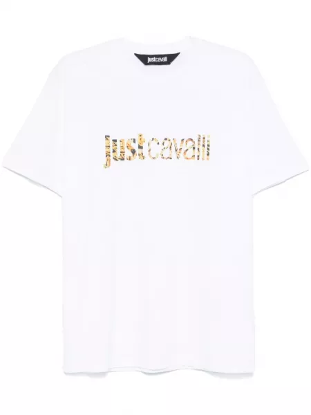 T-shirt Just Cavalli hvid