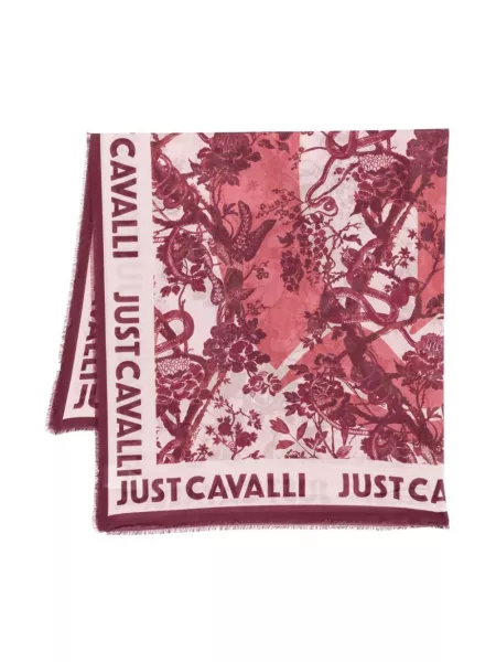 Printti huivi Just Cavalli punainen