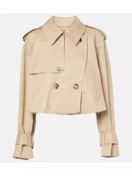 Trenchcoat i bomull Jw Anderson beige