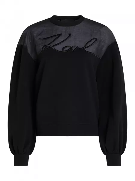 Sweatshirt Karl Lagerfeld sort