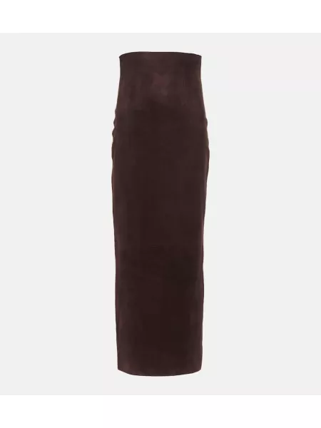 Ruskind pencil skirt Khaite brun