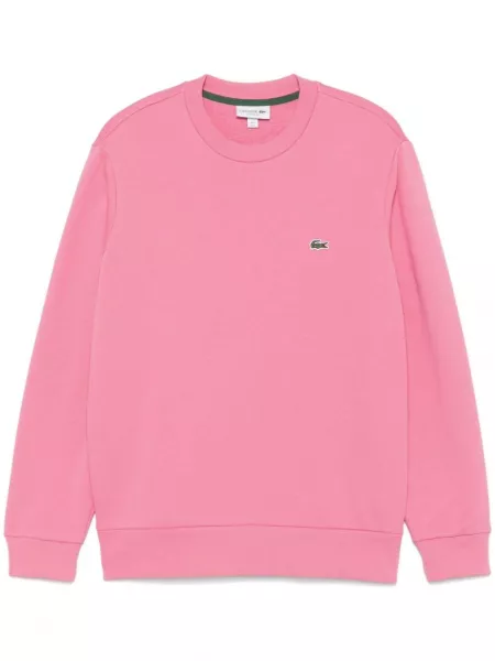 Fleecepaita pyöreällä pääntiellä Lacoste pinkki