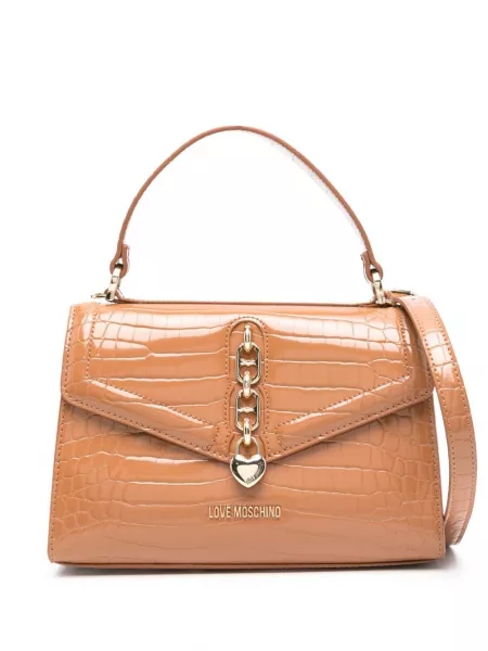 Taske Love Moschino brun