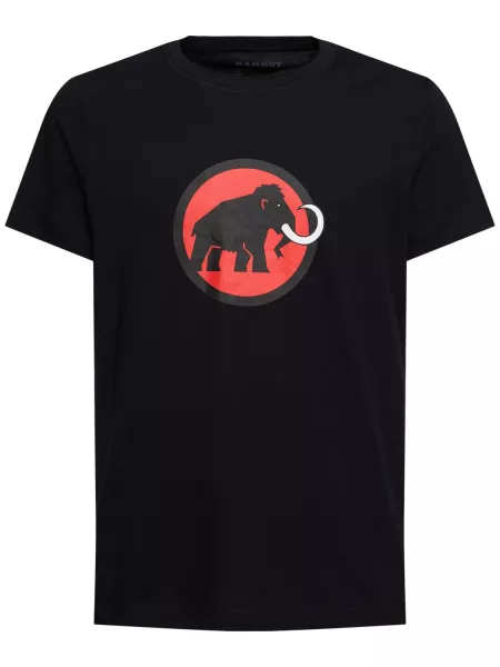 T-shirt i bomull Mammut svart