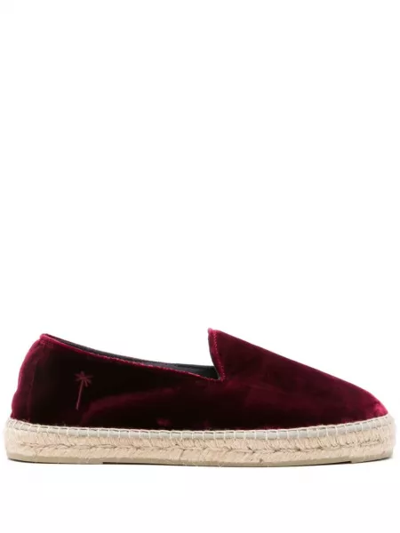 Velour espadrillos Manebi rød