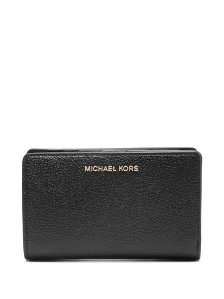 Læder kortholder Michael Michael Kors sort