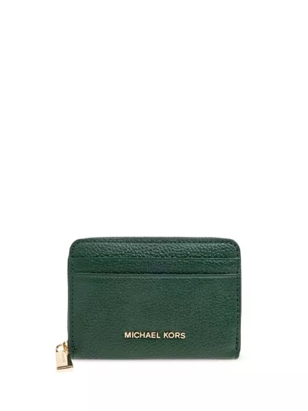 Læder kortholder Michael Michael Kors grøn