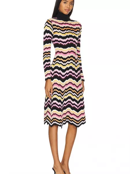 Midi elbise Missoni