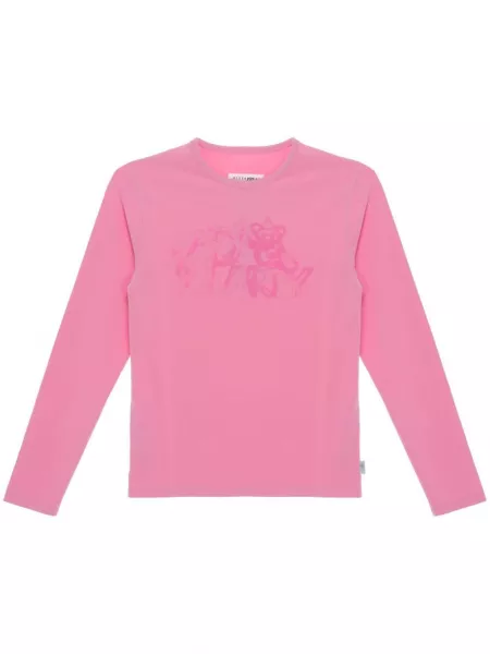 Printti t-paita Mm6 Maison Margiela pinkki