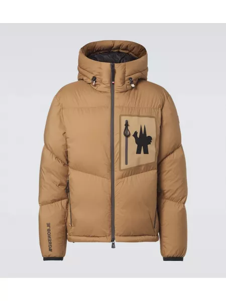 Skijakke Moncler Grenoble beige