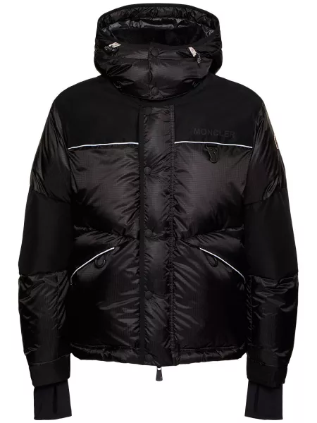 Nylon dunjakke Moncler Grenoble svart